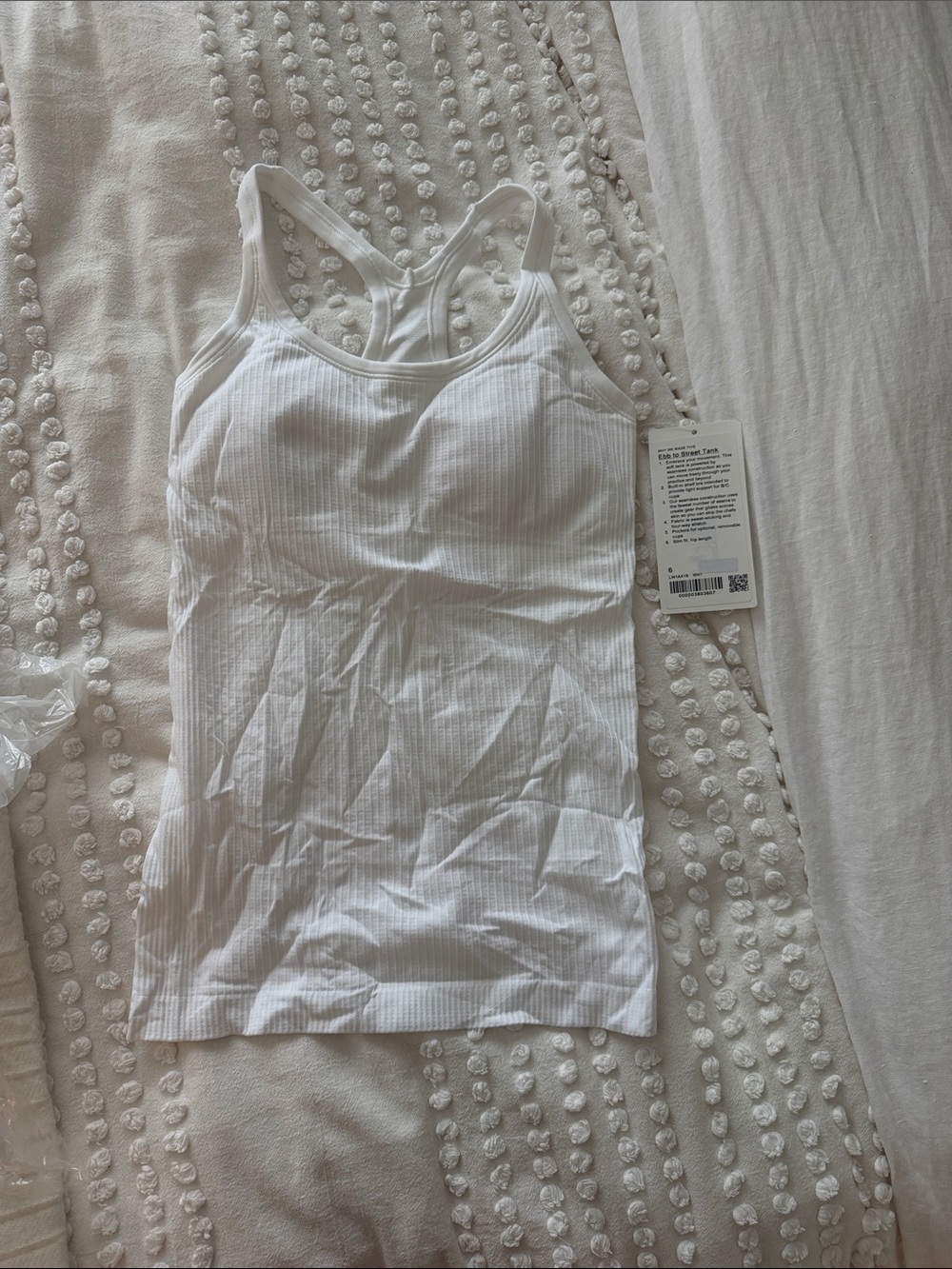 lululemon ebb to street tank women’s size 6